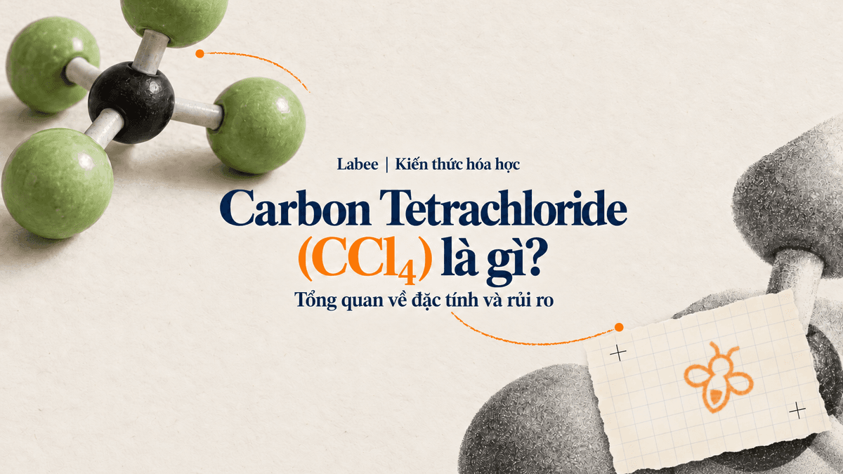 Cấu trúc hóa học và thông tin danh pháp IUPAC của Carbon Tetrachloride